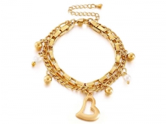 HY Wholesale Bracelets Jewelry 316L Stainless Steel Bracelets Jewelry-HY0151B0361