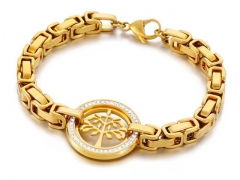 HY Wholesale Bracelets Jewelry 316L Stainless Steel Bracelets Jewelry-HY0151B0330