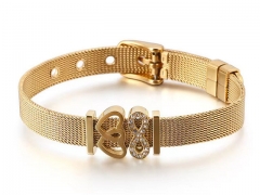 HY Wholesale Bracelets Jewelry 316L Stainless Steel Bracelets Jewelry-HY0151B0440