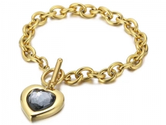 HY Wholesale Bracelets Jewelry 316L Stainless Steel Bracelets Jewelry-HY0151B0598