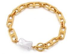 HY Wholesale Bracelets Jewelry 316L Stainless Steel Bracelets Jewelry-HY0151B0631