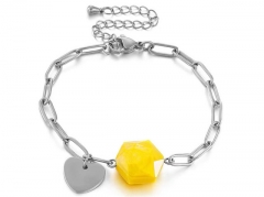 HY Wholesale Bracelets Jewelry 316L Stainless Steel Bracelets Jewelry-HY0151B0376