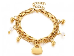 HY Wholesale Bracelets Jewelry 316L Stainless Steel Bracelets Jewelry-HY0151B0363