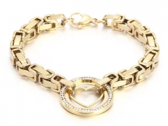 HY Wholesale Bracelets Jewelry 316L Stainless Steel Bracelets Jewelry-HY0151B0460