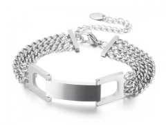 HY Wholesale Bracelets Jewelry 316L Stainless Steel Bracelets Jewelry-HY0151B0722
