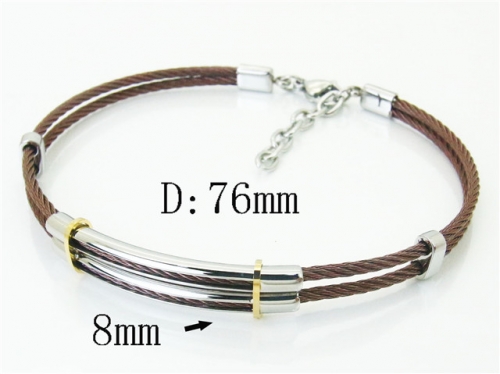 HY Wholesale Bangles Jewelry Stainless Steel 316L Popular Bangle-HY41B0172IIW