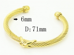 HY Wholesale Bangles Jewelry Stainless Steel 316L Popular Bangle-HY80B1888HIL