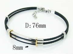 HY Wholesale Bangles Jewelry Stainless Steel 316L Popular Bangle-HY41B0171IIR