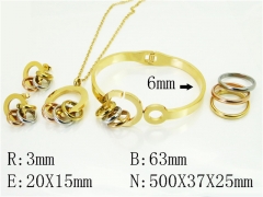 HY Wholesale Jewelry Set 316L Stainless Steel jewelry Set-HY50S0493JLE