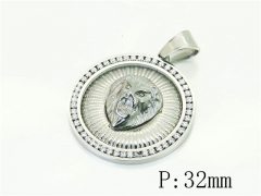 HY Wholesale Pendant Jewelry 316L Stainless Steel Jewelry Pendant-HY13P2117H4Y