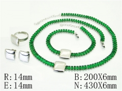 HY Wholesale Jewelry Set 316L Stainless Steel jewelry Set-HY50S0509JJQ