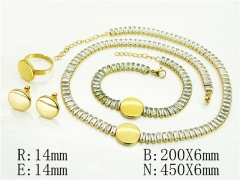 HY Wholesale Jewelry Set 316L Stainless Steel jewelry Set-HY50S0498JLB