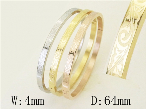 HY Wholesale Bangles Jewelry Stainless Steel 316L Popular Bangle-HY42B0260HOU