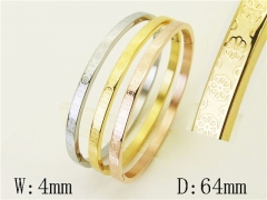 HY Wholesale Bangles Jewelry Stainless Steel 316L Popular Bangle-HY42B0249HOR