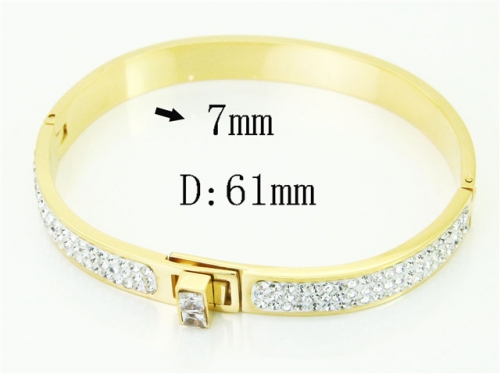 HY Wholesale Bangles Jewelry Stainless Steel 316L Popular Bangle-HY80B1890HHL