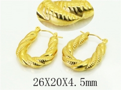 HY Wholesale Earrings 316L Stainless Steel Earrings Jewelry-HY06E0520HBB