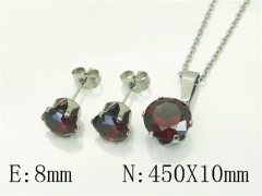 HY Wholesale Jewelry Set 316L Stainless Steel jewelry Set-HY67S0073KR