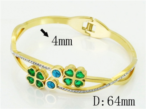 HY Wholesale Bangles Jewelry Stainless Steel 316L Popular Bangle-HY32B1080HKS