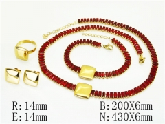 HY Wholesale Jewelry Set 316L Stainless Steel jewelry Set-HY50S0506JLD