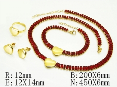 HY Wholesale Jewelry Set 316L Stainless Steel jewelry Set-HY50S0503JLY