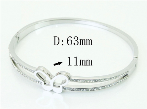 HY Wholesale Bangles Jewelry Stainless Steel 316L Popular Bangle-HY80B1892PQ