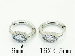 HY Wholesale Earrings 316L Stainless Steel Earrings Jewelry-HY06E0563OW