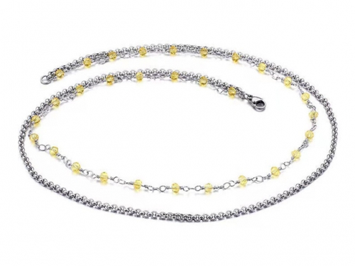HY Wholesale Chain Jewelry 316 Stainless Steel Necklace Chain-HY0151N1167