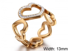 HY Wholesale Rings Jewelry 316L Stainless Steel Jewelry Rings-HY0151R1078