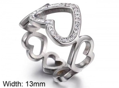 HY Wholesale Rings Jewelry 316L Stainless Steel Jewelry Rings-HY0151R1079