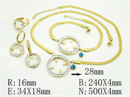 HY Wholesale Jewelry Set 316L Stainless Steel jewelry Set Fashion Jewelry-HY50S0527JWW