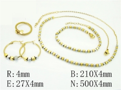 HY Wholesale Jewelry Set 316L Stainless Steel jewelry Set Fashion Jewelry-HY50S0530JSS
