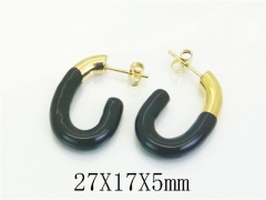 HY Wholesale Earrings 316L Stainless Steel Earrings Jewelry-HY80E1108NB