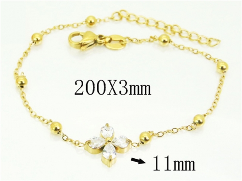 HY Wholesale Bracelets 316L Stainless Steel Jewelry Bracelets-HY12B0357OL