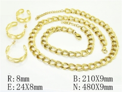 HY Wholesale Jewelry Set 316L Stainless Steel jewelry Set Fashion Jewelry-HY50S0539JEE