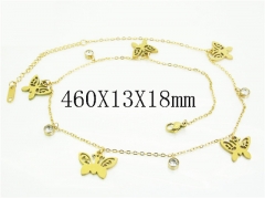 HY Wholesale Stainless Steel 316L Jewelry Popular Necklaces-HY80N0907ML