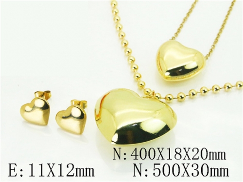HY Wholesale Jewelry Set 316L Stainless Steel jewelry Set Fashion Jewelry-HY45S0058HPW