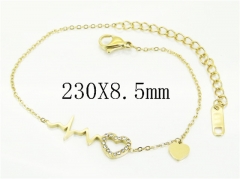 HY Wholesale Bracelets 316L Stainless Steel Jewelry Bracelets-HY47B0249OL