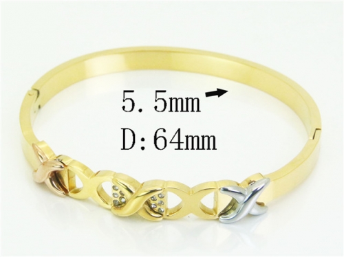 HY Wholesale Bangles Jewelry Stainless Steel 316L Popular Bangle-HY80B1903HJQ