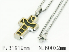 HY Wholesale Stainless Steel 316L Jewelry Popular Necklaces-HY41N0332HOF