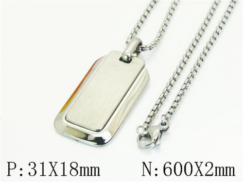 HY Wholesale Stainless Steel 316L Jewelry Popular Necklaces-HY41N0336HKC