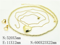 HY Wholesale Jewelry Set 316L Stainless Steel jewelry Set Fashion Jewelry-HY45S0060HPE