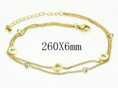 HY Wholesale Bracelets 316L Stainless Steel Jewelry Bracelets-HY32B1087HQQ