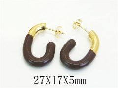 HY Wholesale Earrings 316L Stainless Steel Earrings Jewelry-HY80E1109NV