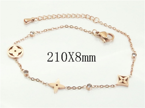 HY Wholesale Bracelets 316L Stainless Steel Jewelry Bracelets-HY47B0240PD