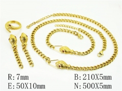 HY Wholesale Jewelry Set 316L Stainless Steel jewelry Set Fashion Jewelry-HY50S0531JFF
