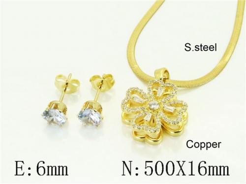 HY Wholesale Jewelry Set 316L Stainless Steel jewelry Set Fashion Jewelry-HY45S0094HJR