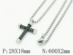 HY Wholesale Stainless Steel 316L Jewelry Popular Necklaces-HY41N0326IXX