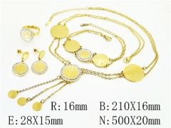 HY Wholesale Jewelry Set 316L Stainless Steel jewelry Set Fashion Jewelry-HY50S0534JEE