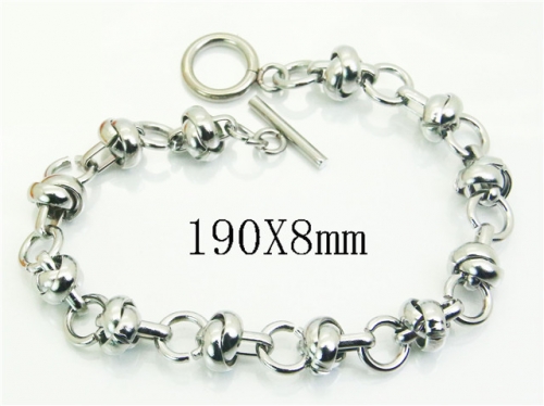 HY Wholesale Bracelets 316L Stainless Steel Jewelry Bracelets-HY53B0174MQ