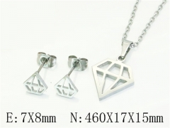 HY Wholesale Jewelry Set 316L Stainless Steel jewelry Set Fashion Jewelry-HY80S0118HO